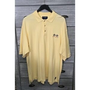 Port Authority Polo Corvette Emblem Yellow Size XXL